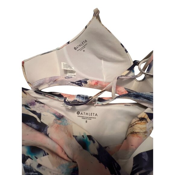 Athleta Womens Printed Bikini Set - Size S - Picture 2 of 5